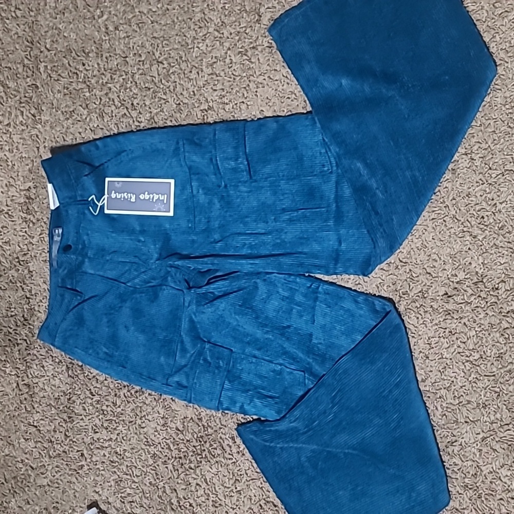 Indigo Rising Wide Leg Cargo